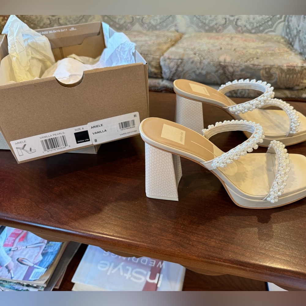Dolce Vita Pearl Heels Size 8